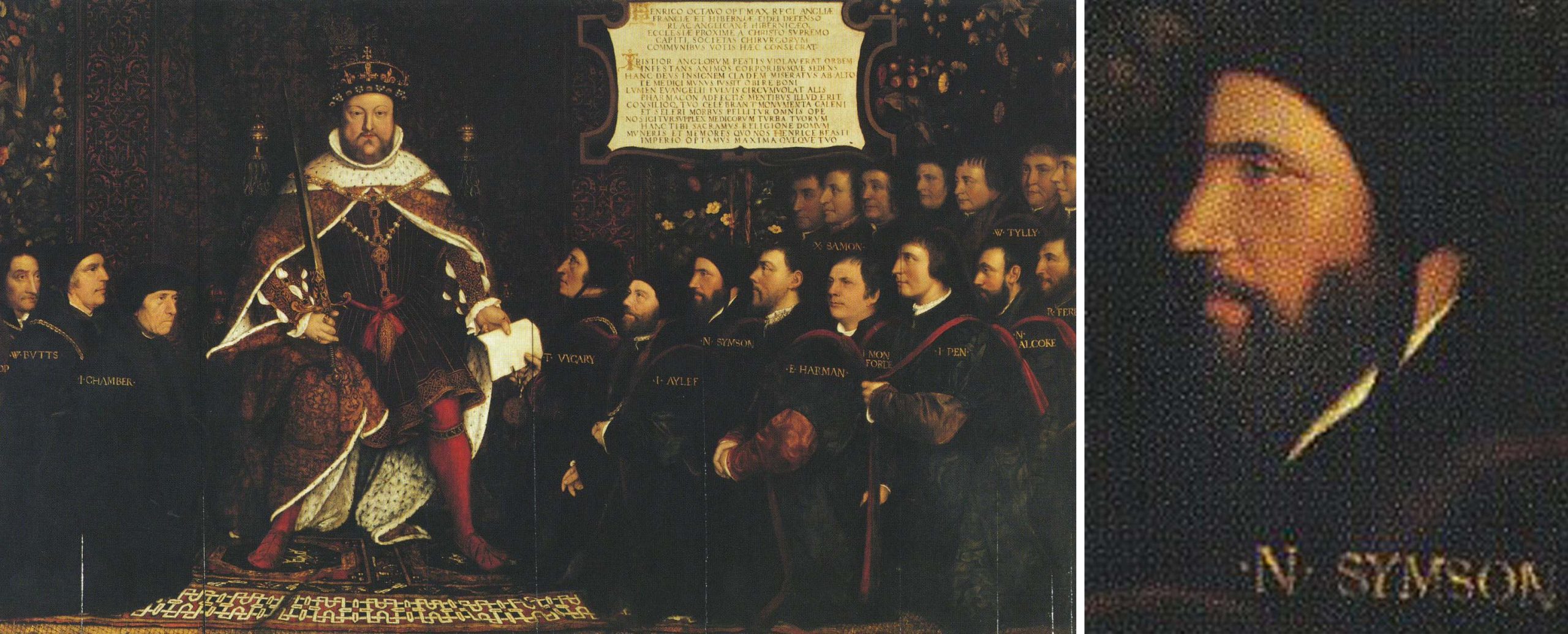 Henry VIII and the Barber Surgeons, by Hans Holbein the Younger, Nicholas Simpson